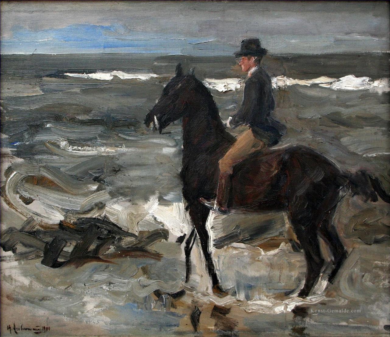 Reiter am Strand 1904 Max Liebermann deutscher Impressionismus Ölgemälde